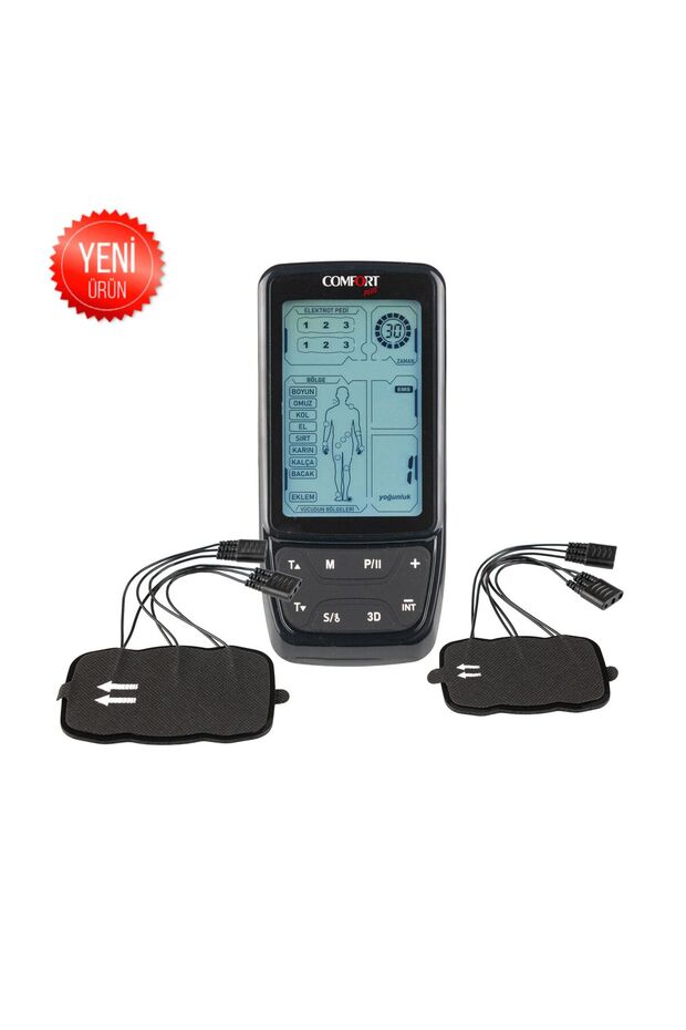Comfort Plus R-C101J Şarjlı Portatif 3D Modlu Tens & Ems ve Masaj Cihazı 3D Pedli